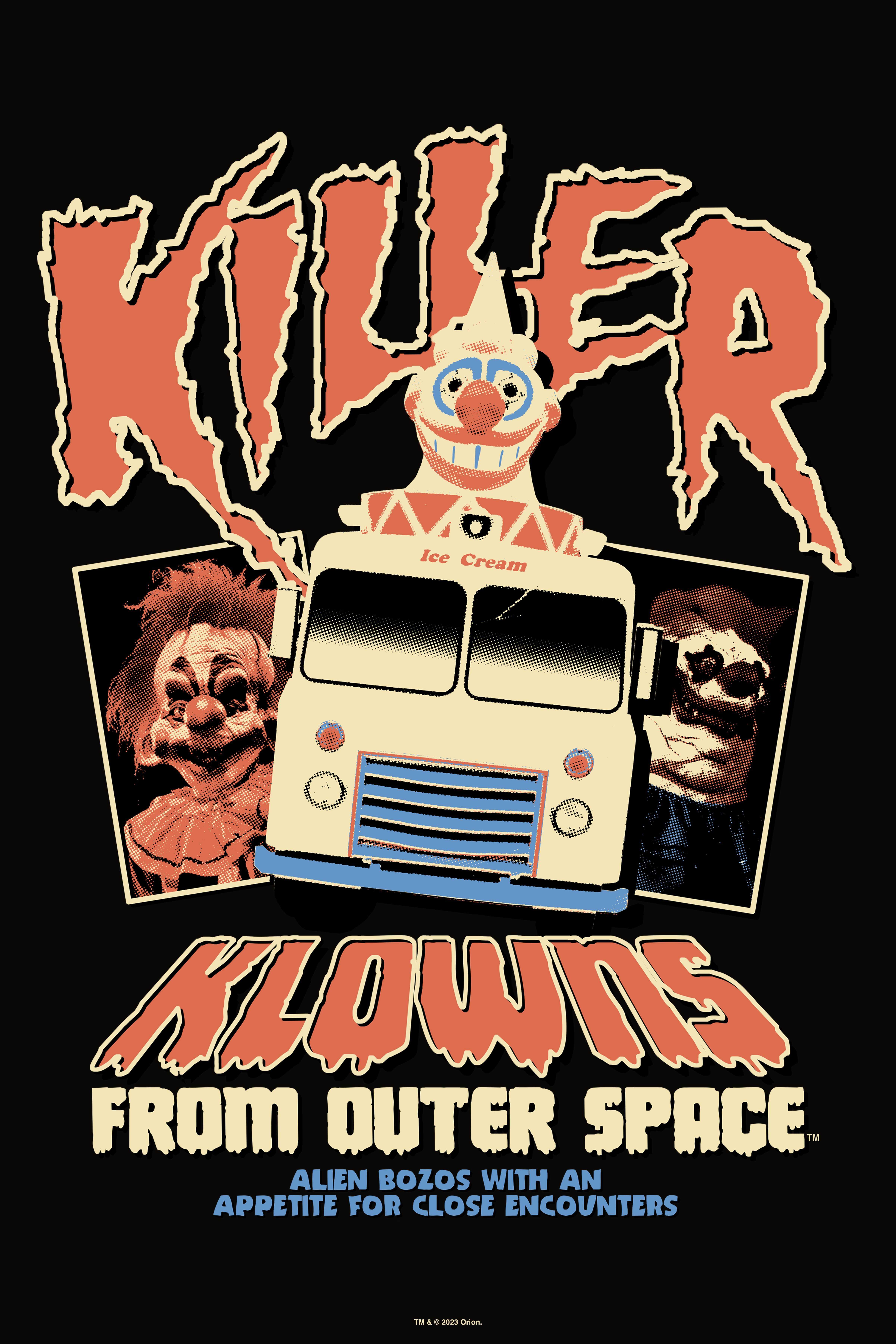 Killer Klowns From Outer Space Vintage Poster, , hi-res