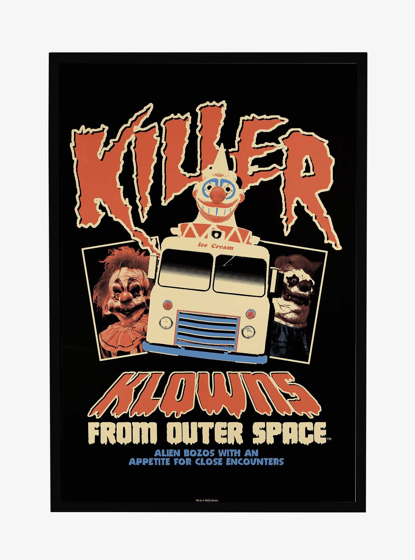 Killer Klowns From Outer Space Vintage Framed Poster, , hi-res
