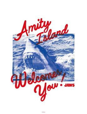 Jaws Amity Island Welcomes You! Poster , , hi-res