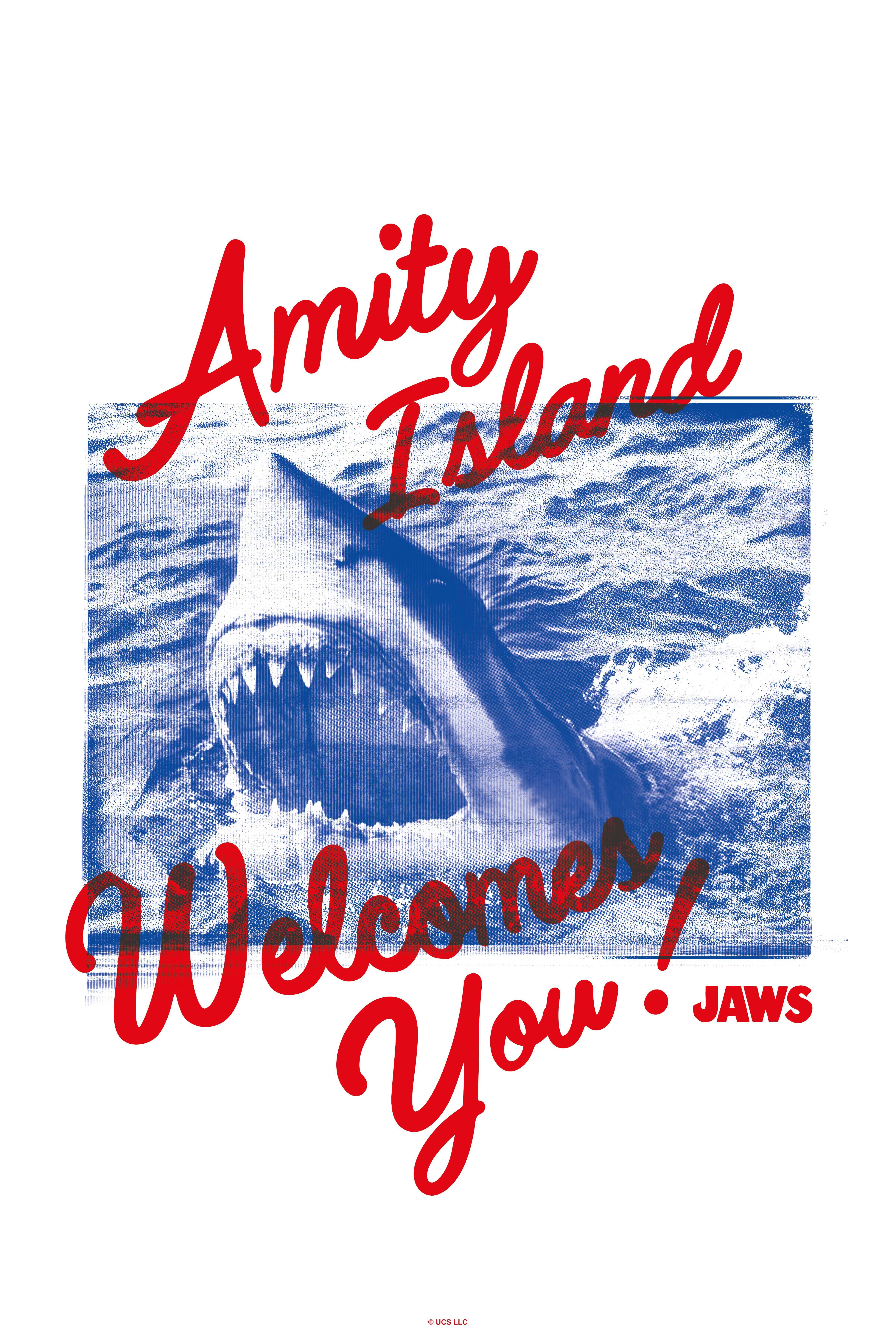 Jaws Amity Island Welcomes You! Poster , , hi-res