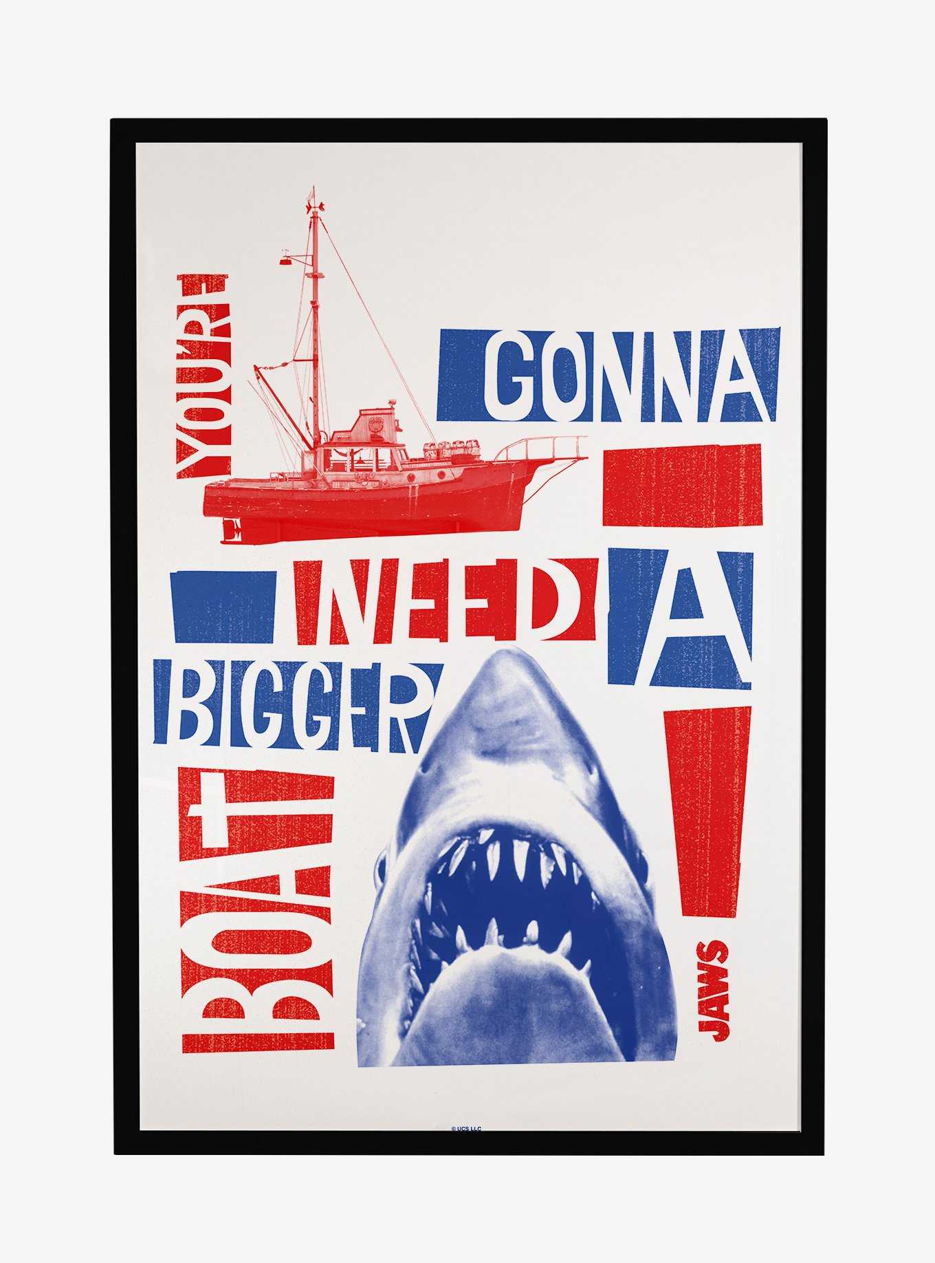 Jaws You're Gonna Need A Bigger Boat Framed Poster, , hi-res