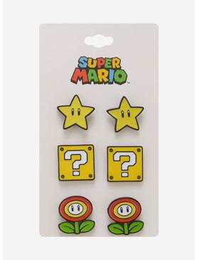 Super Mario Icons Stud Earring Set, , hi-res