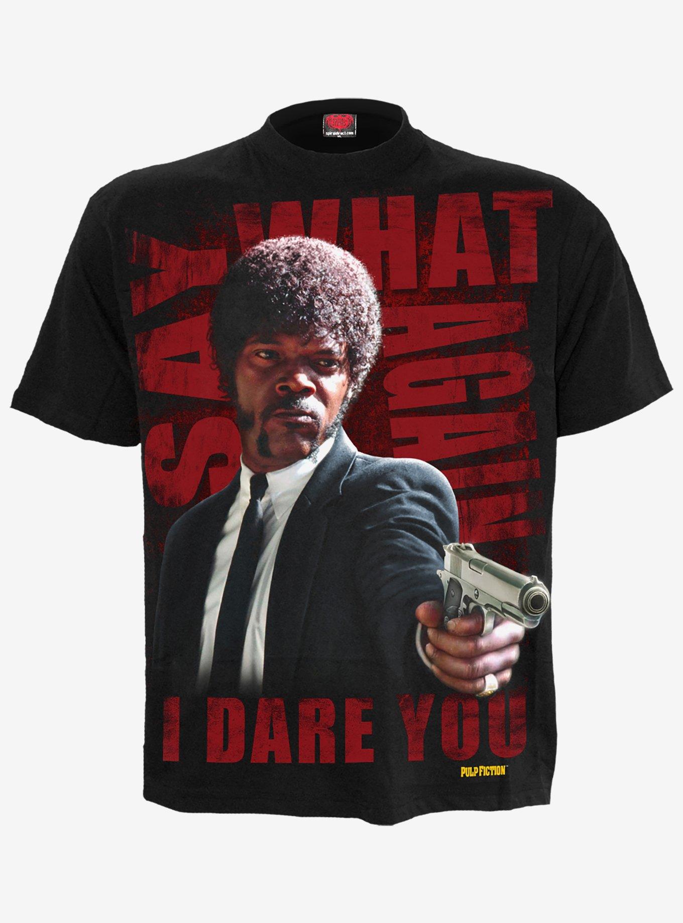 Pulp Fiction Say What Again T-Shirt, BLACK, hi-res