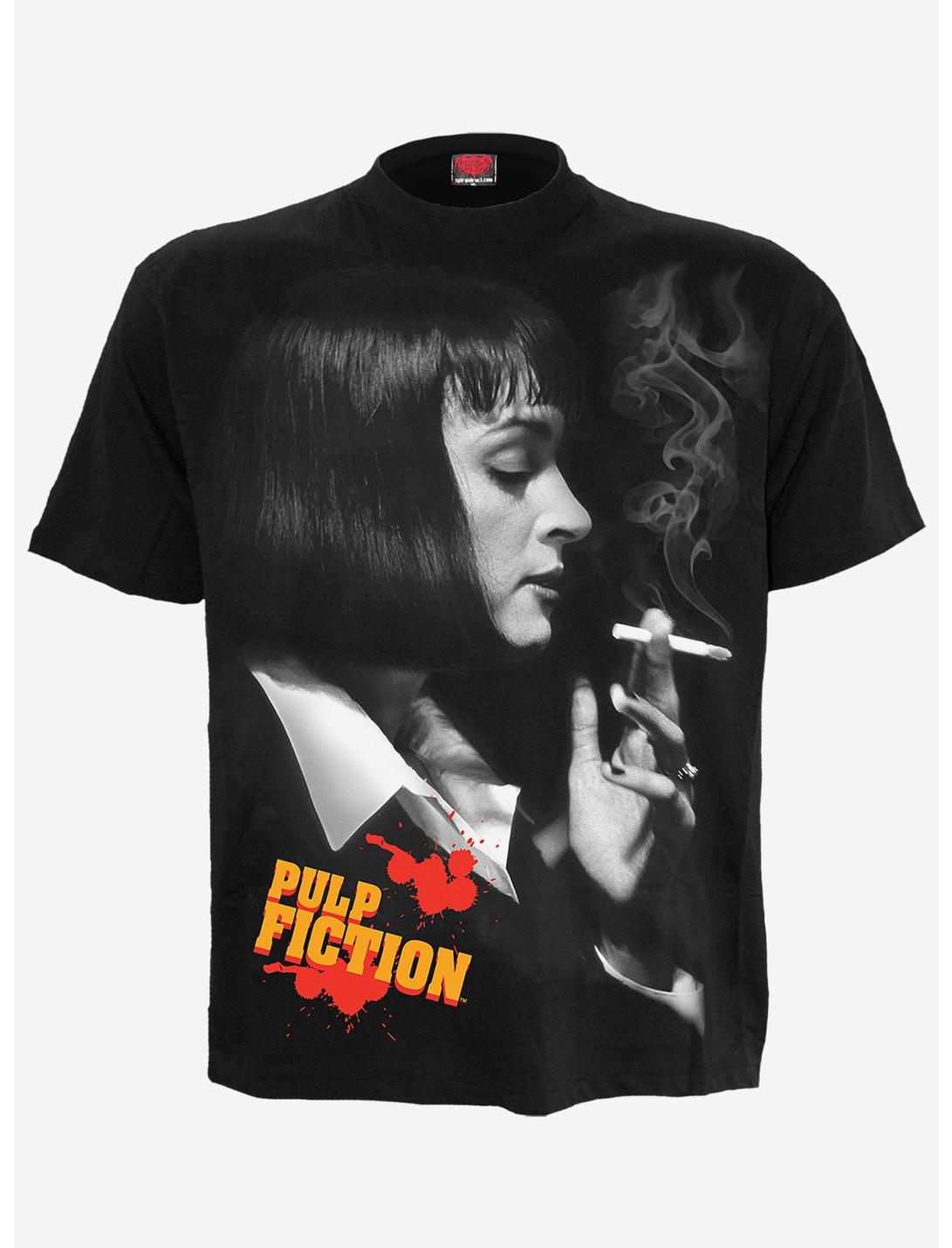 Pulp Fiction Smoke T-Shirt, BLACK, hi-res
