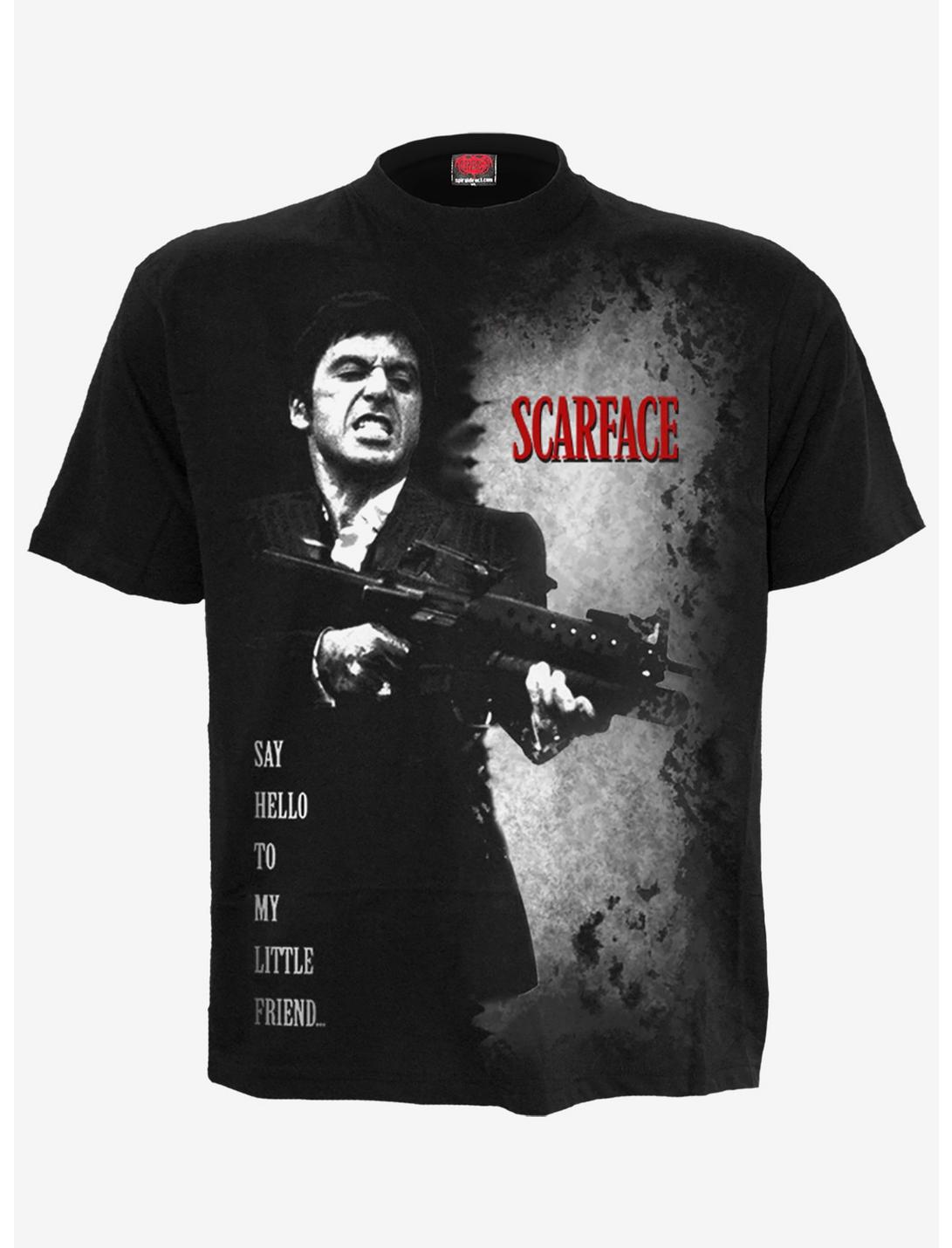Scarface Say Hello T-Shirt, BLACK, hi-res