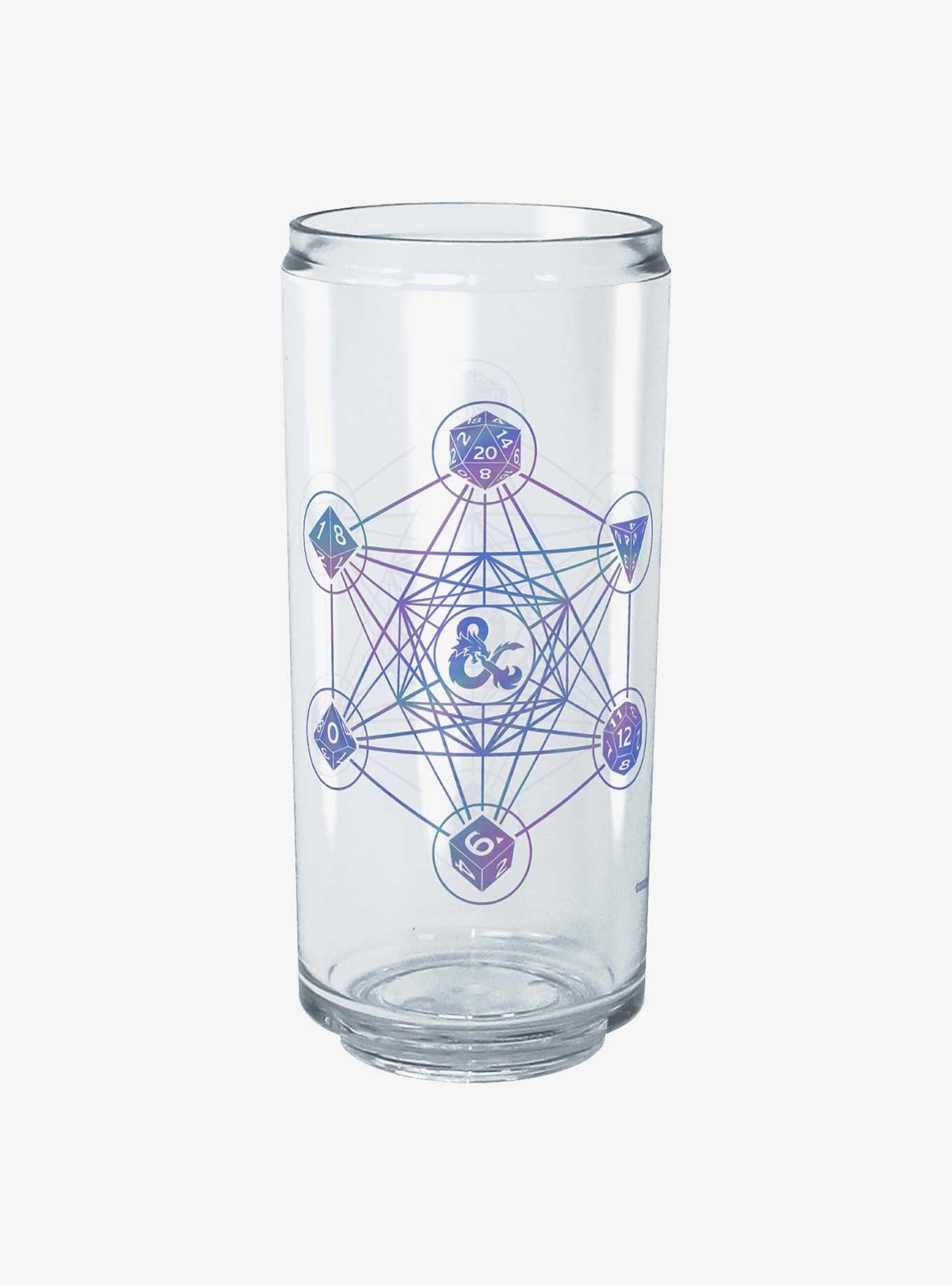 Dungeons & Dragons 6 Die Geometric Logo Can Cup