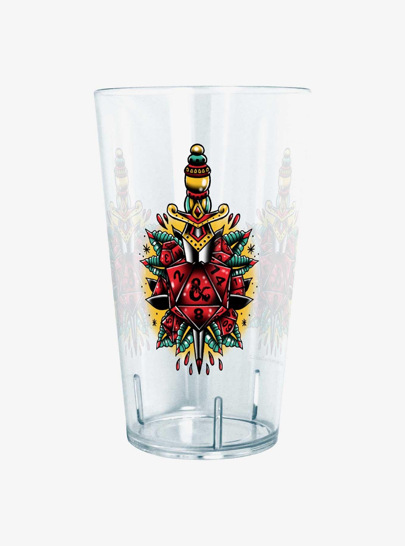 Dungeons & Dragons Dagger and Dice Tritan Cup