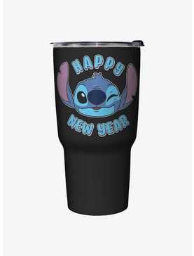Disney Lilo & Stitch Happy New Year Stitch Wink Travel Mug, , hi-res