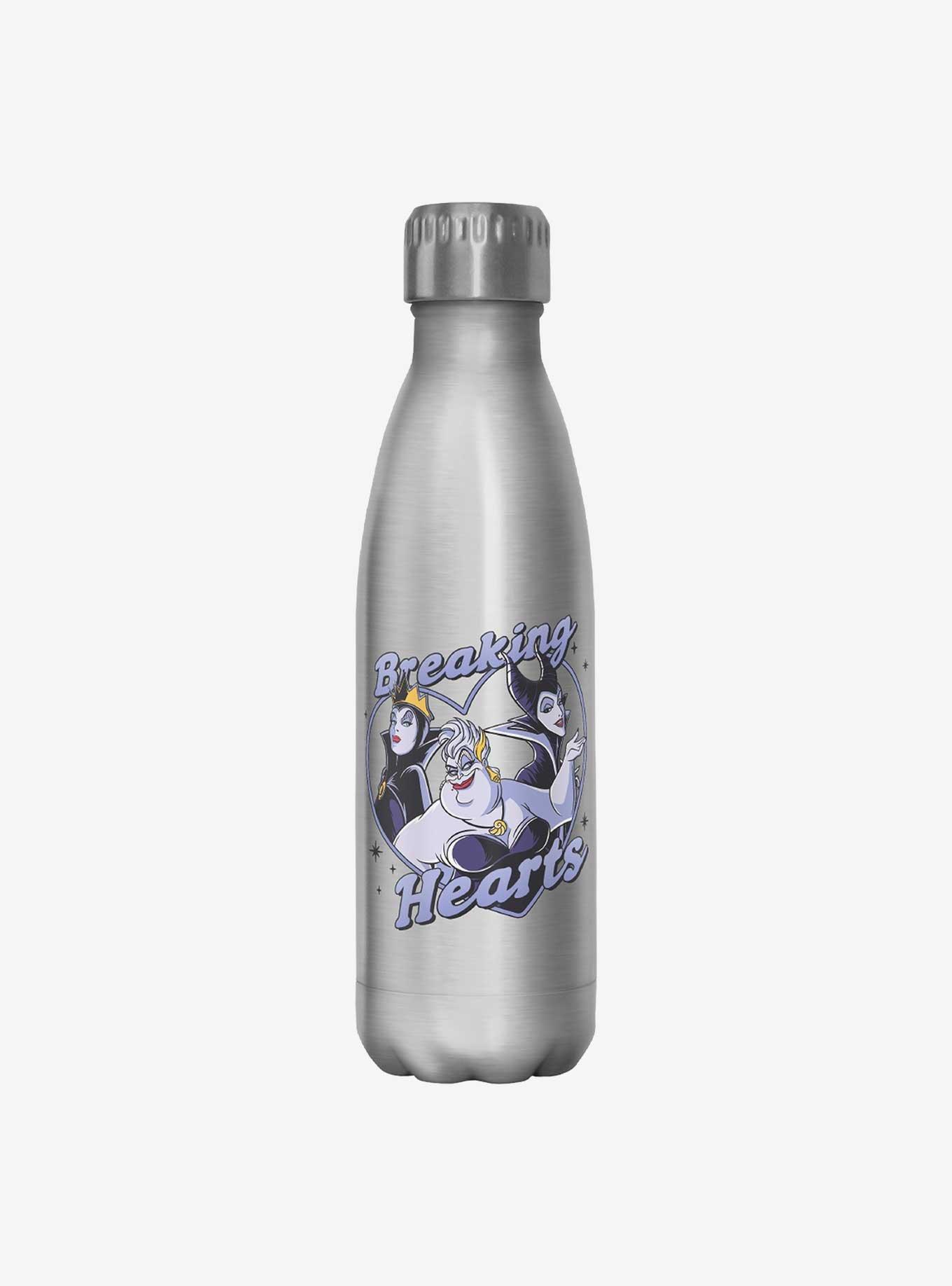 Disney Villains Breaking Hearts Water Bottle, , hi-res