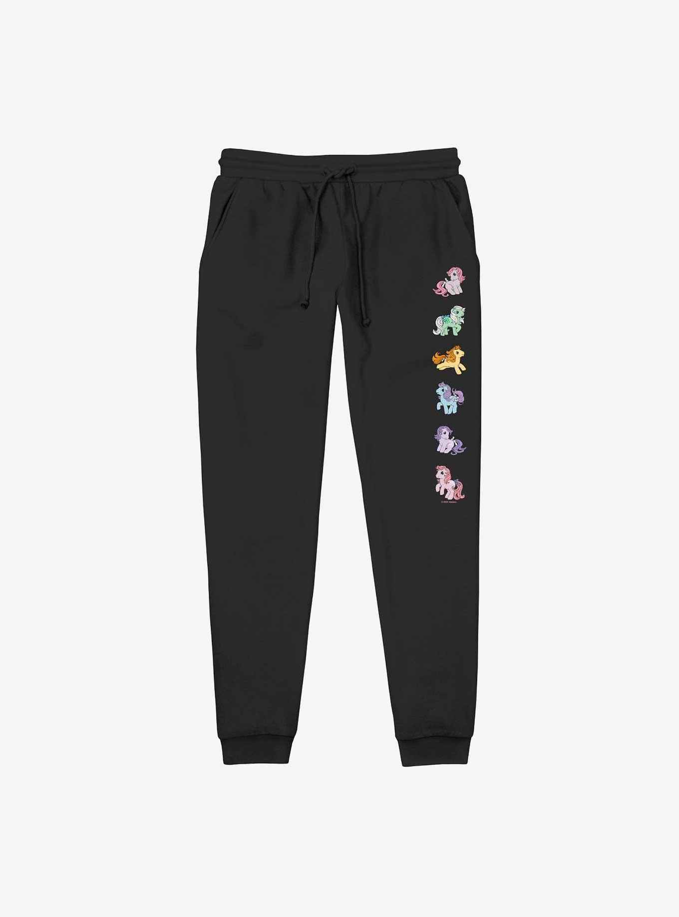 My Little Pony Pretty Pony Lineup Jogger Sweatpants, BLACK, hi-res