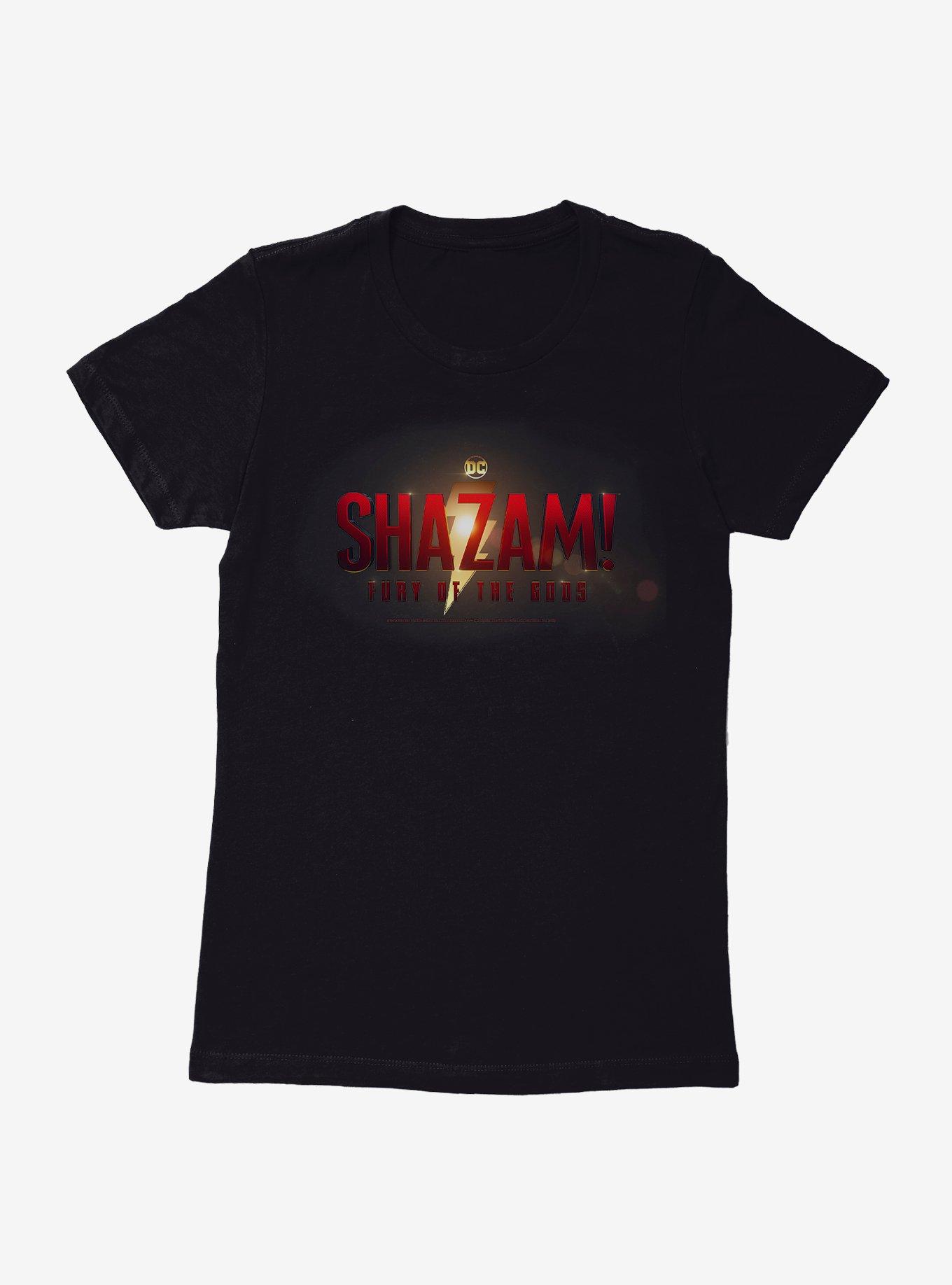 DC Comics Shazam!: Fury Of The Gods Logo Womens T-Shirt, , hi-res