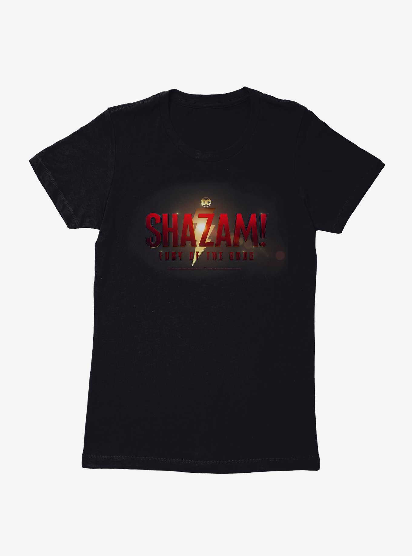DC Comics Shazam!: Fury Of The Gods Logo Womens T-Shirt, , hi-res