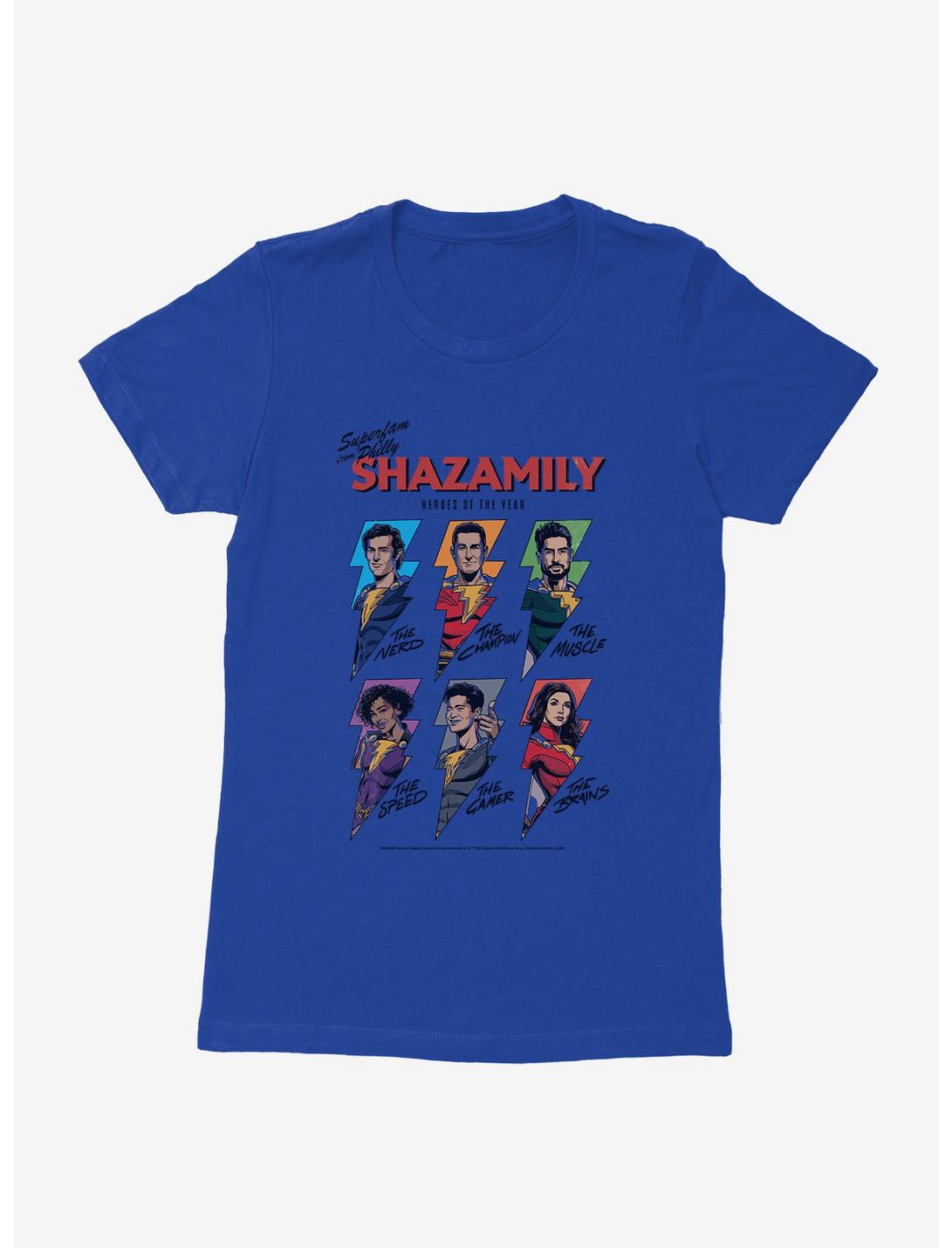 DC Comics Shazam!: Fury Of The Gods Shazamily Womens T-Shirt, ROYAL, hi-res