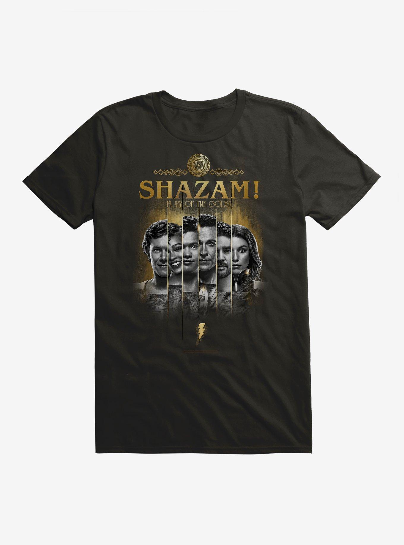 DC Comics Shazam!: Fury Of The Gods Hero Panels T-Shirt, , hi-res