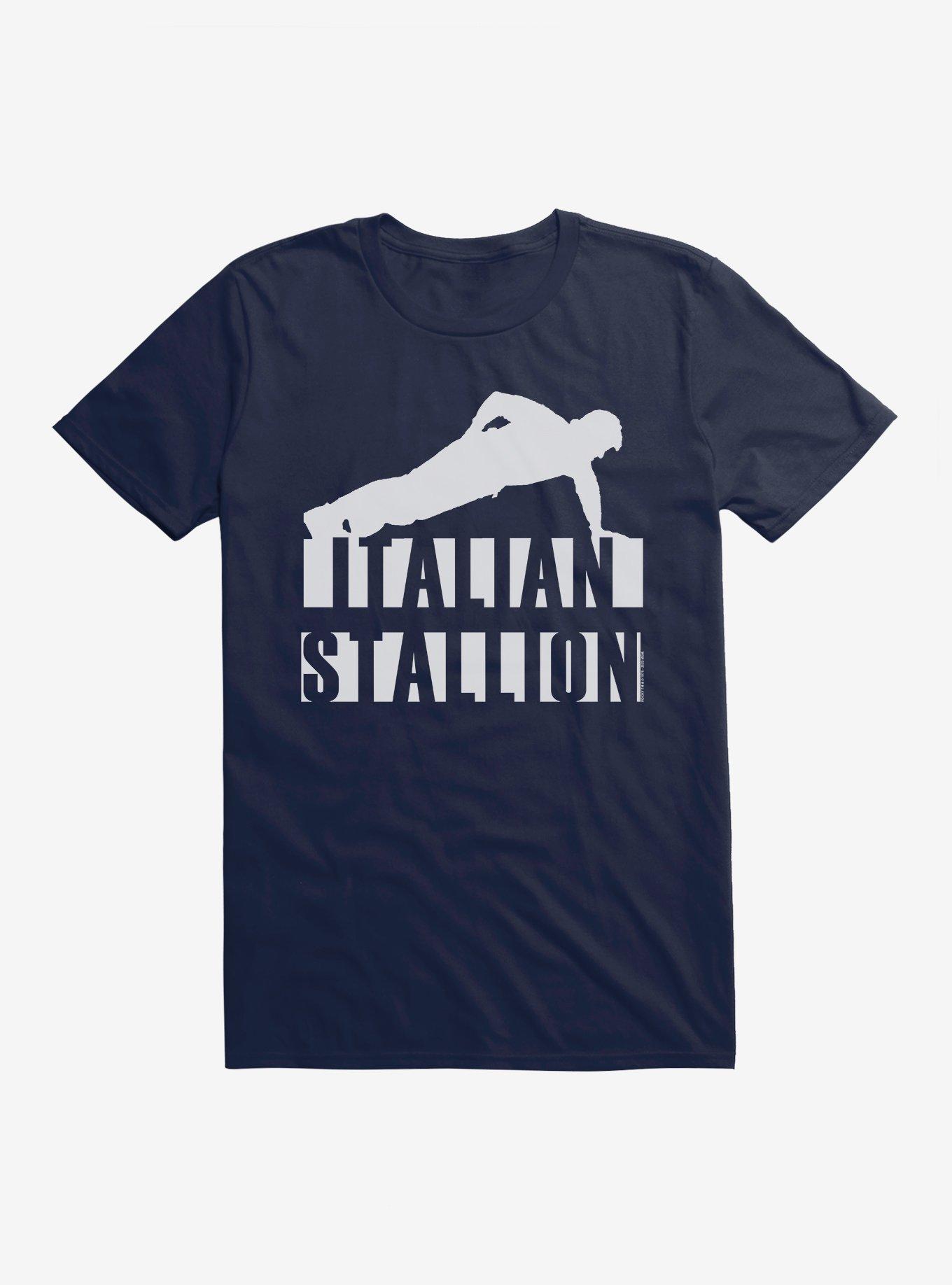 Rocky Italian Stallion T-Shirt, MIDNIGHT NAVY, hi-res
