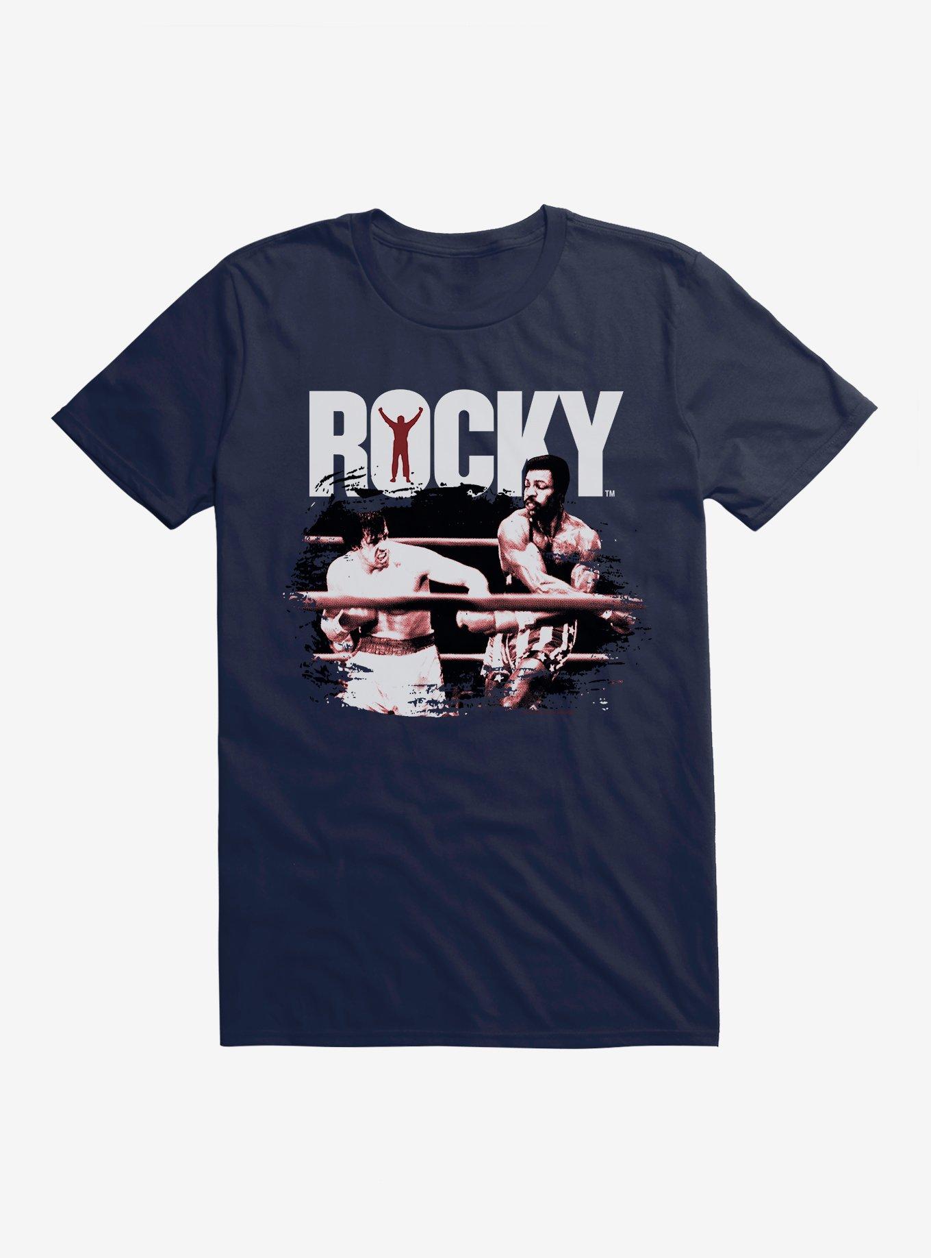 Rocky Vs. Apollo T-Shirt, MIDNIGHT NAVY, hi-res