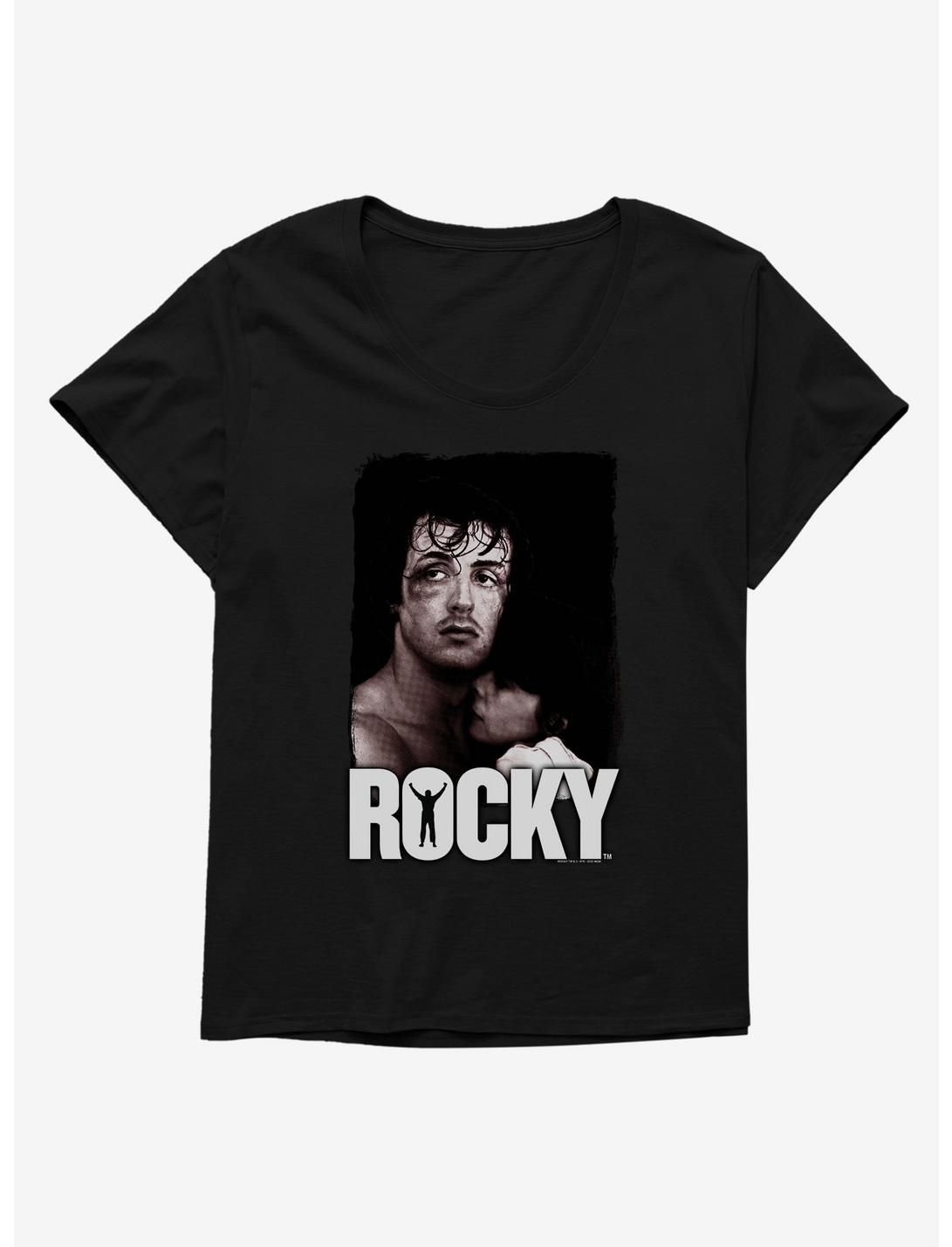 Rocky Invincible Portrait Womens T-Shirt Plus Size, , hi-res