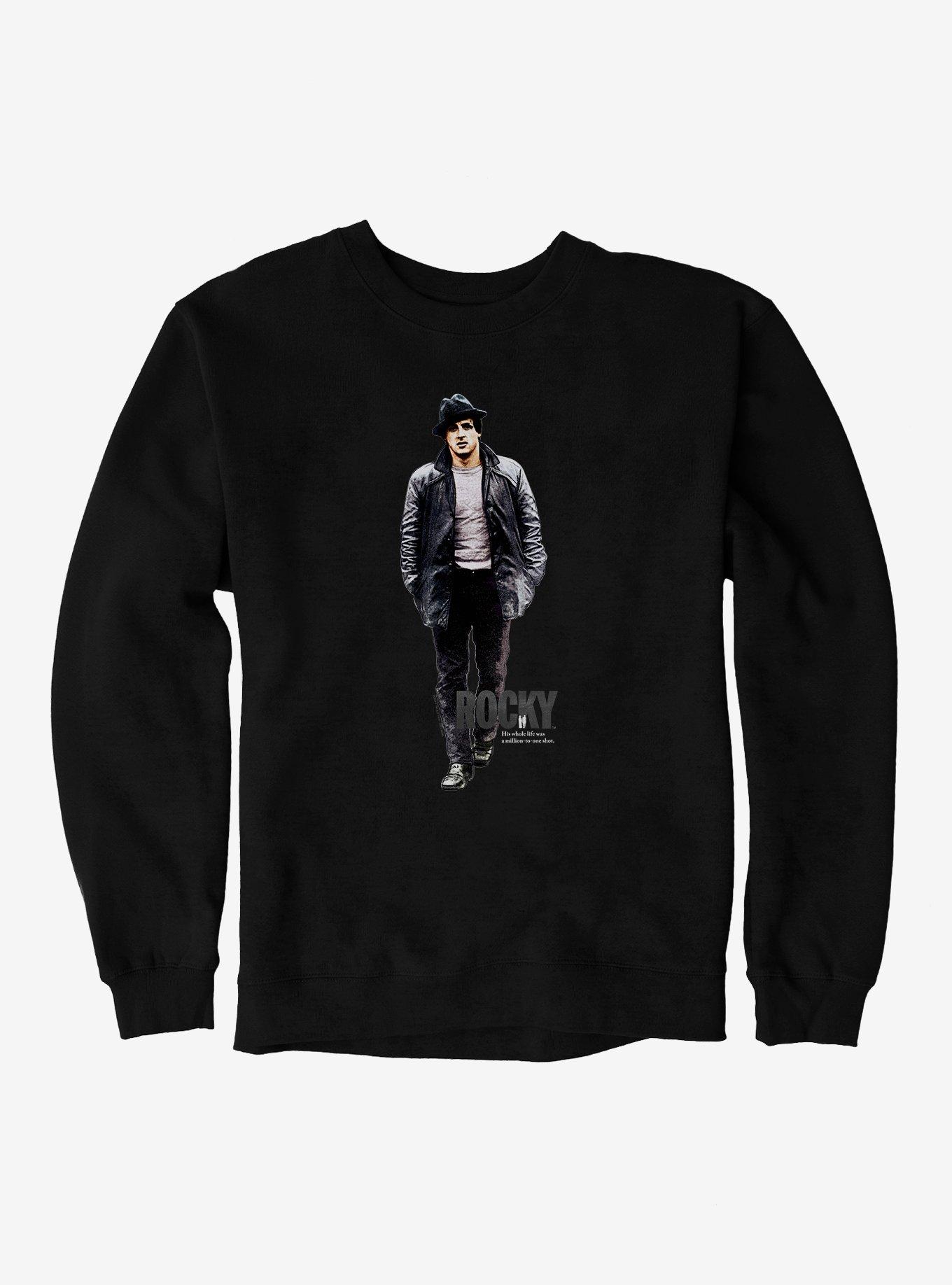 Rocky A Million To One Shot Portrait Sweatshirt, , hi-res