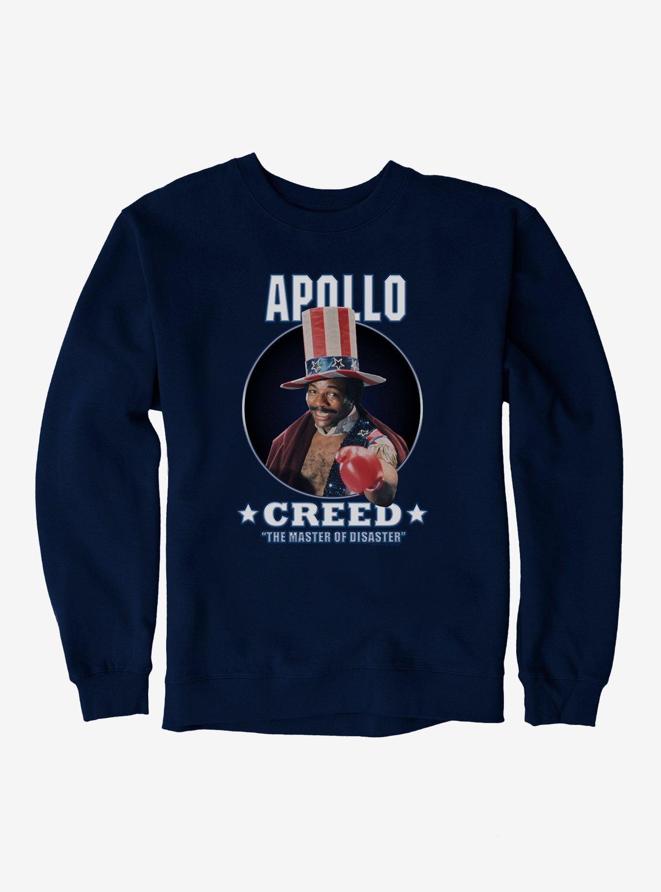 Rocky Apollo Creed The Master Of Disaster Sweatshirt, NAVY, hi-res