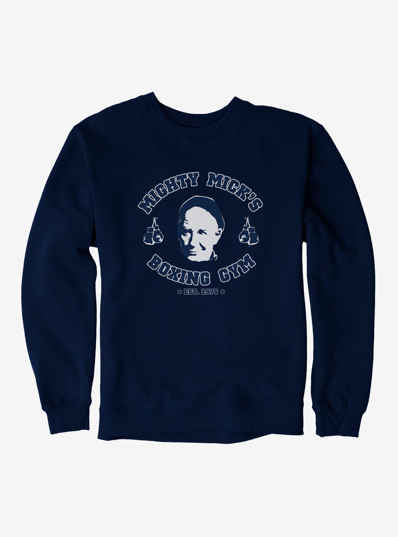 Rocky Mighty Mick's Boxing Gym Sweatshirt, NAVY, hi-res