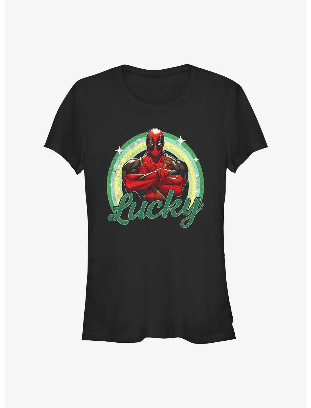 Marvel Deadpool Lucky Deadpool Girls T-Shirt, BLACK, hi-res