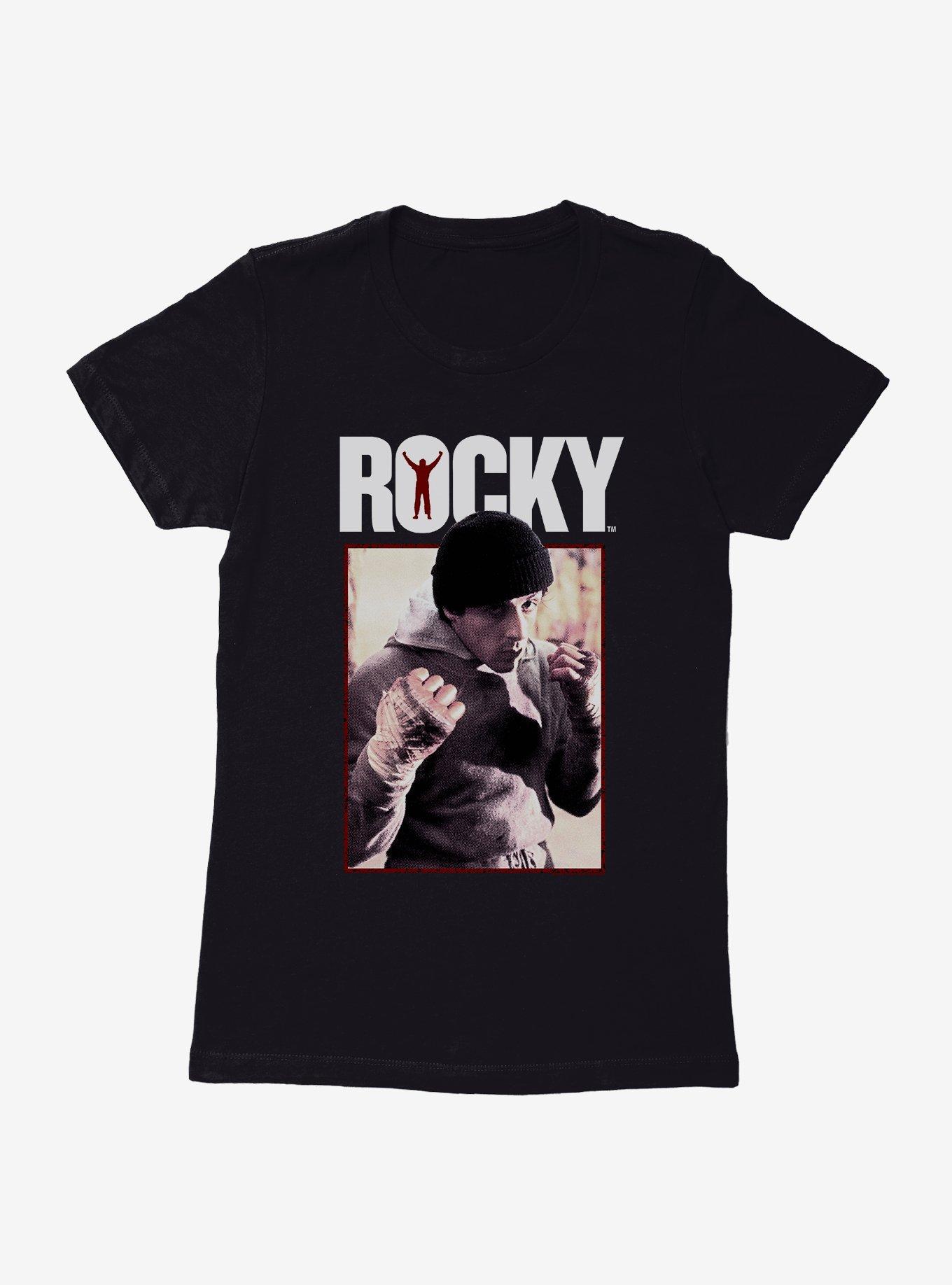 Rocky Fighting Stance Womens T-Shirt, , hi-res
