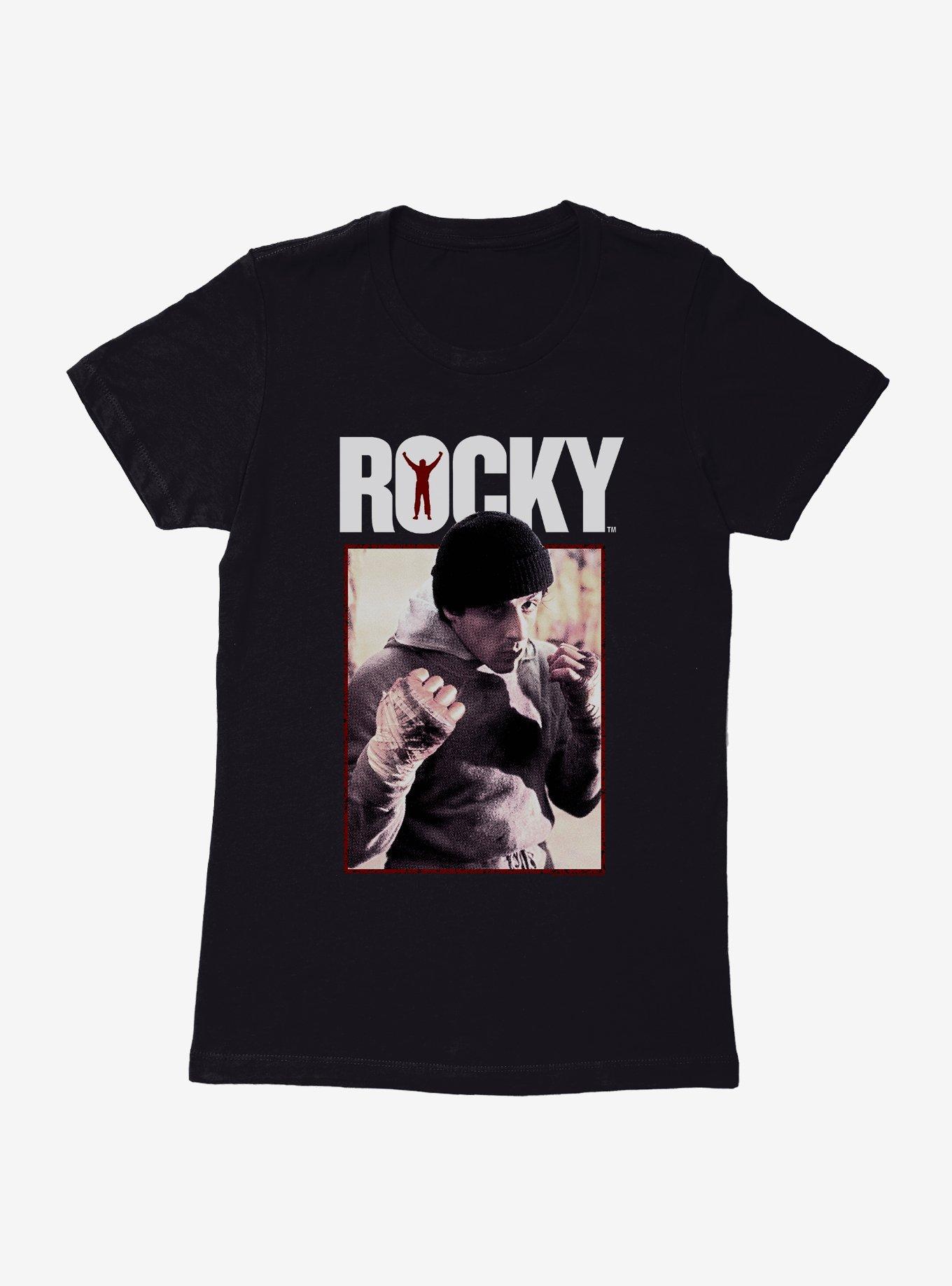 Rocky Fighting Stance Womens T-Shirt, , hi-res