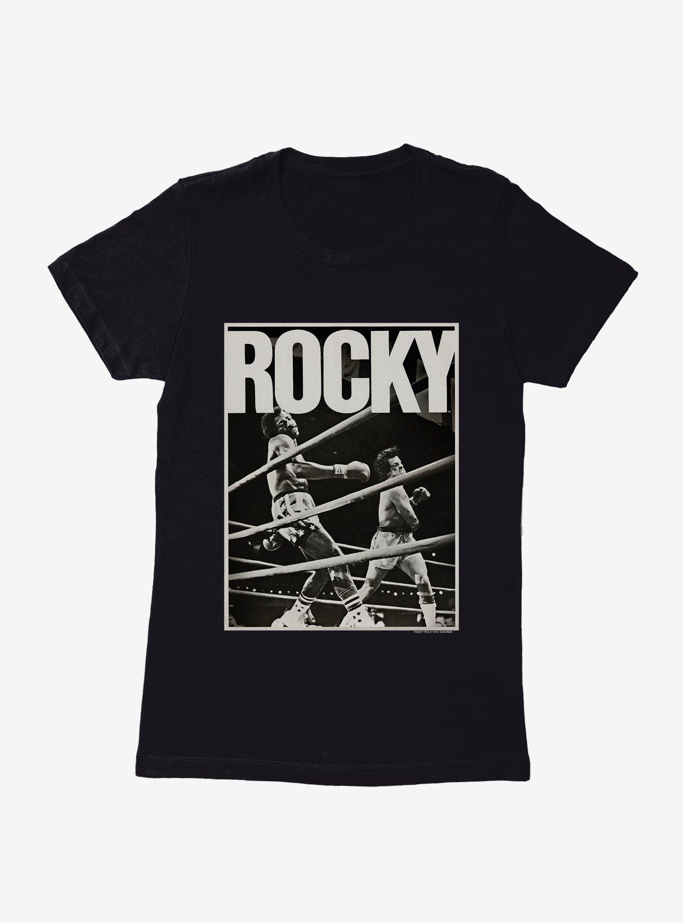 Rocky Punch To Apollo Print Womens T-Shirt, , hi-res