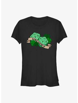 Dungeons & Dragons Unlucky Double Dice Girls T-Shirt, , hi-res