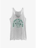 Star Wars The Mandalorian Grogu May Luck Be With You Girls Tank, WHITE HTR, hi-res