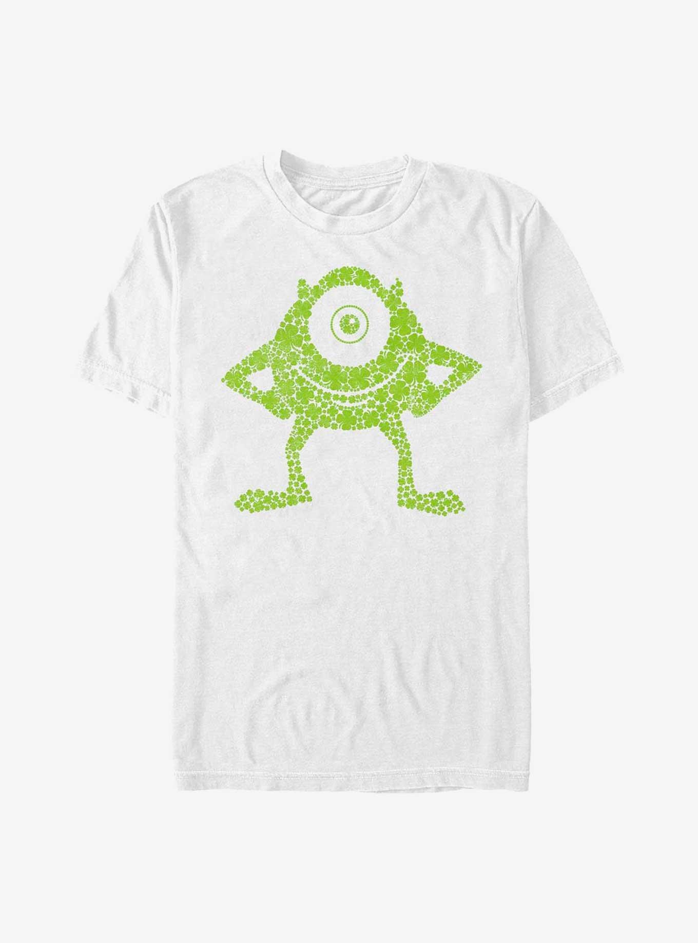 Disney Pixar Monsters University Shamrock Mike T-Shirt, WHITE, hi-res