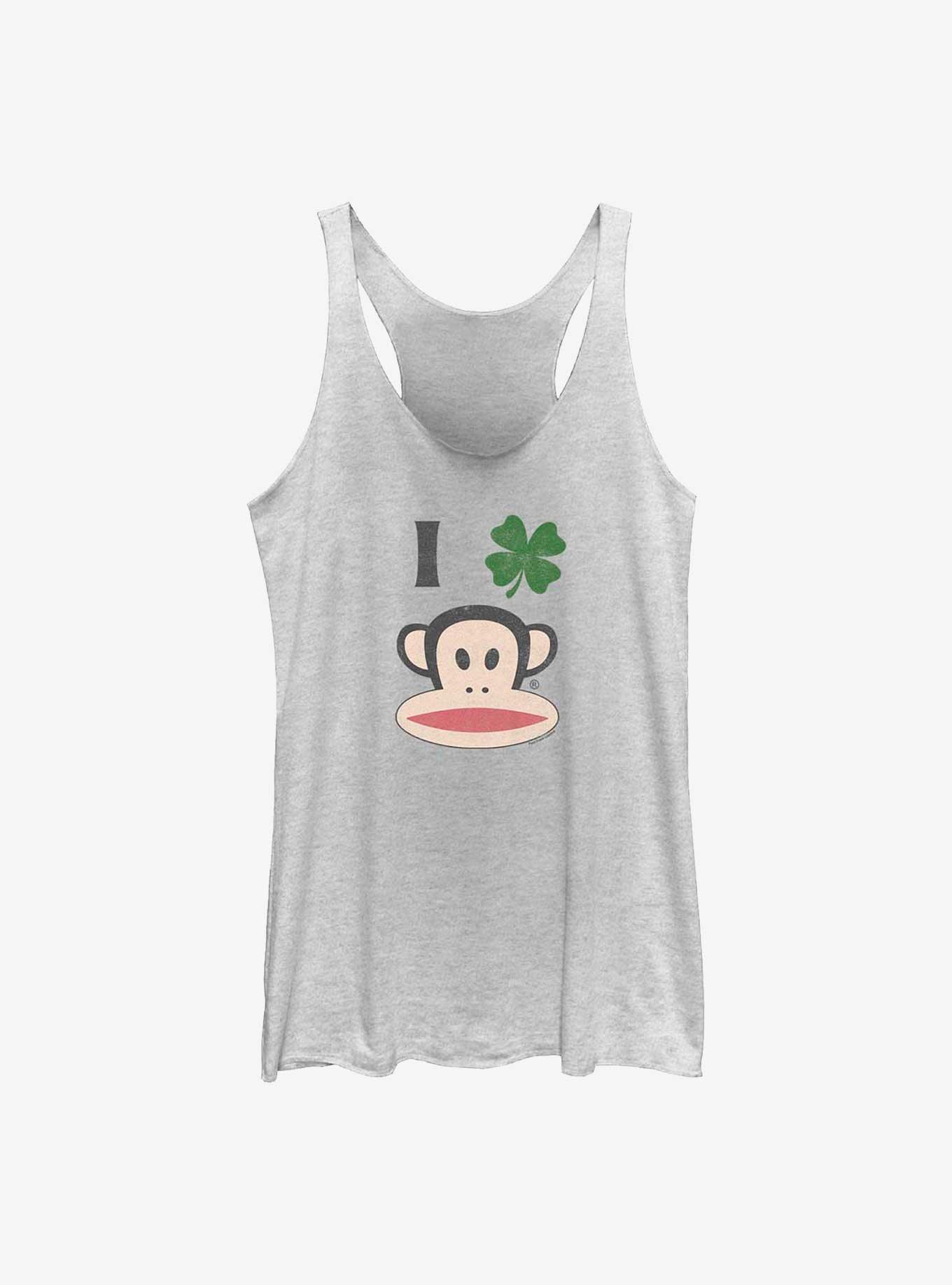 Paul Frank Shamrock Julius Girls Tank, WHITE HTR, hi-res