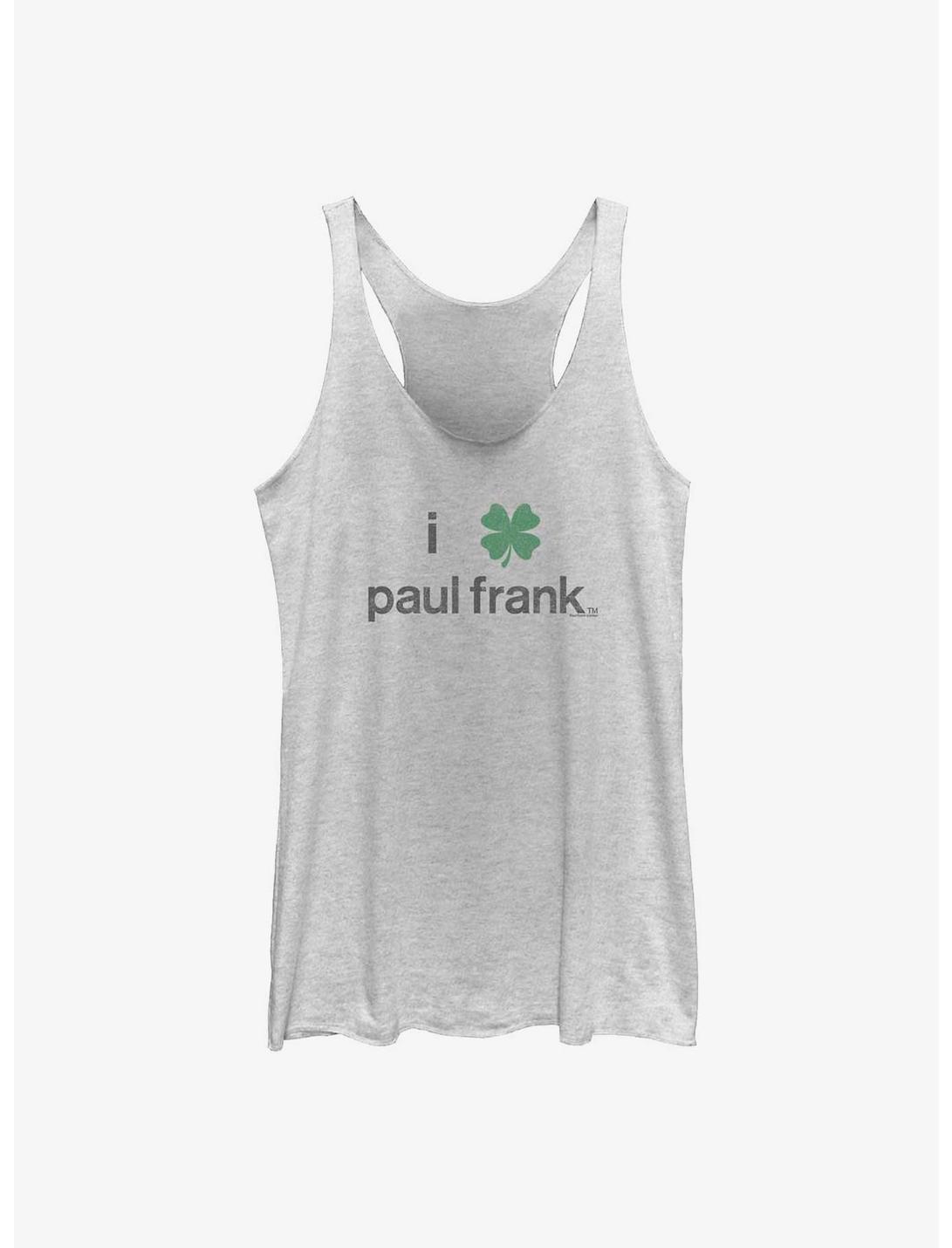 Paul Frank Shamrock Paul Frank Girls Tank, WHITE HTR, hi-res