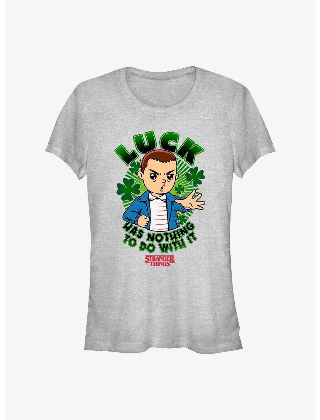 Stranger Things Eleven Not Lucky Girls T-Shirt, ATH HTR, hi-res