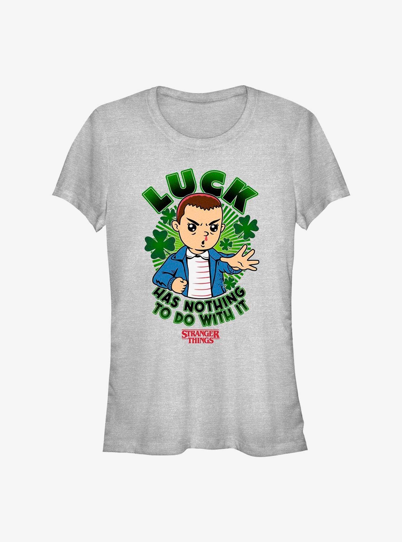 Stranger Things Eleven Not Lucky Girls T-Shirt, ATH HTR, hi-res