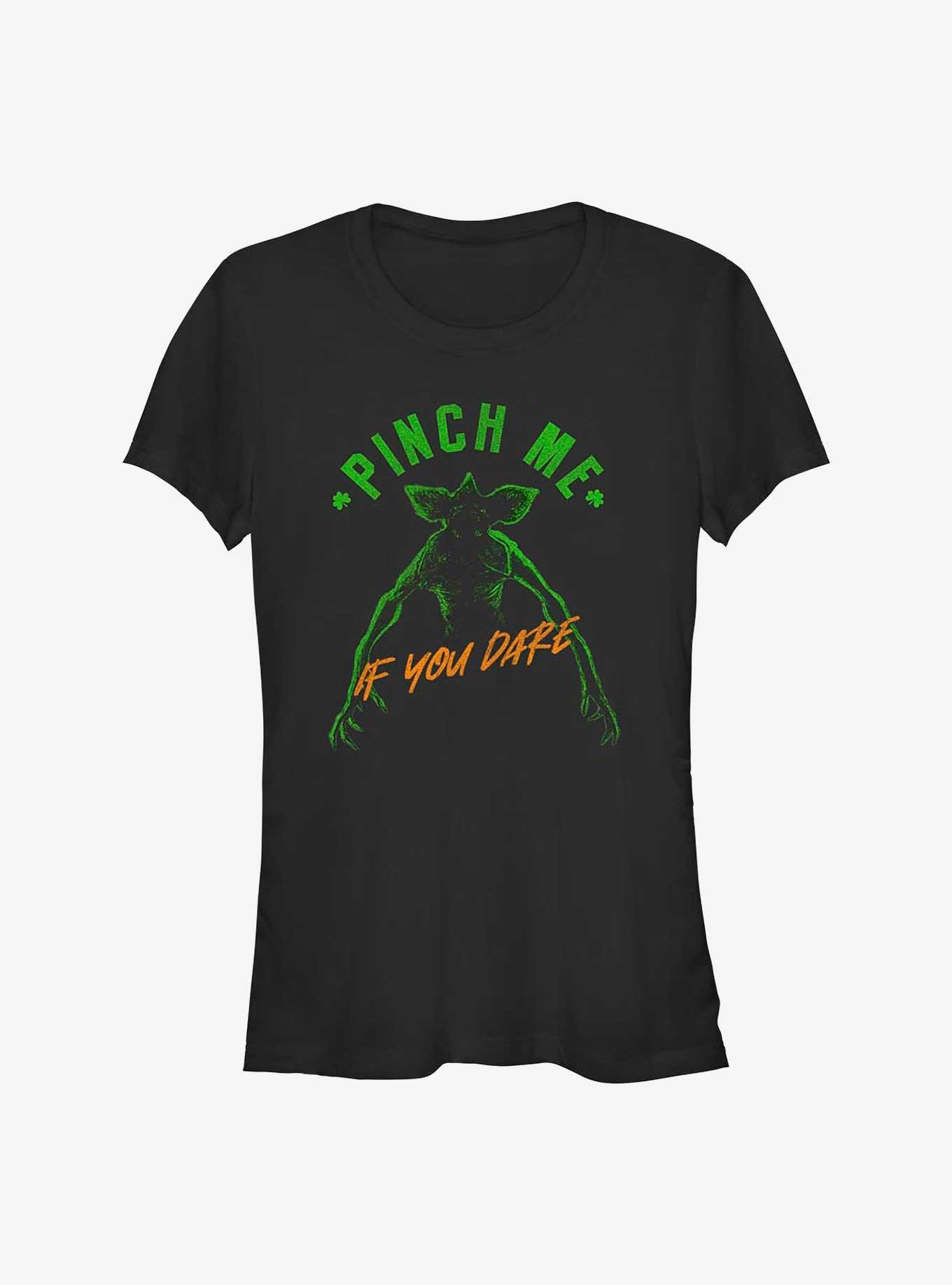 Stranger Things Pinch Me If You Dare Girls T-Shirt, , hi-res