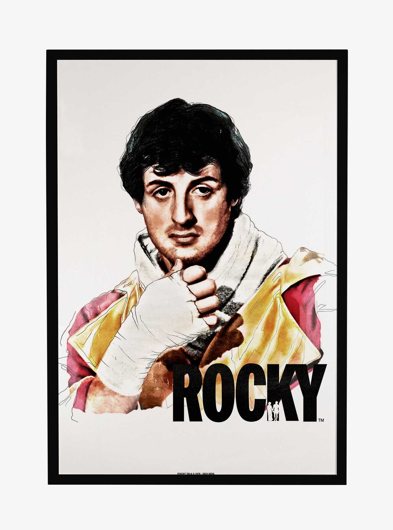Rocky Drawing Portrait Framed Poster, , hi-res