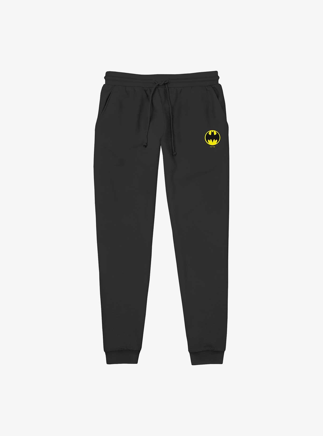 DC Comics Batman Badge Jogger Sweatpants, BLACK, hi-res