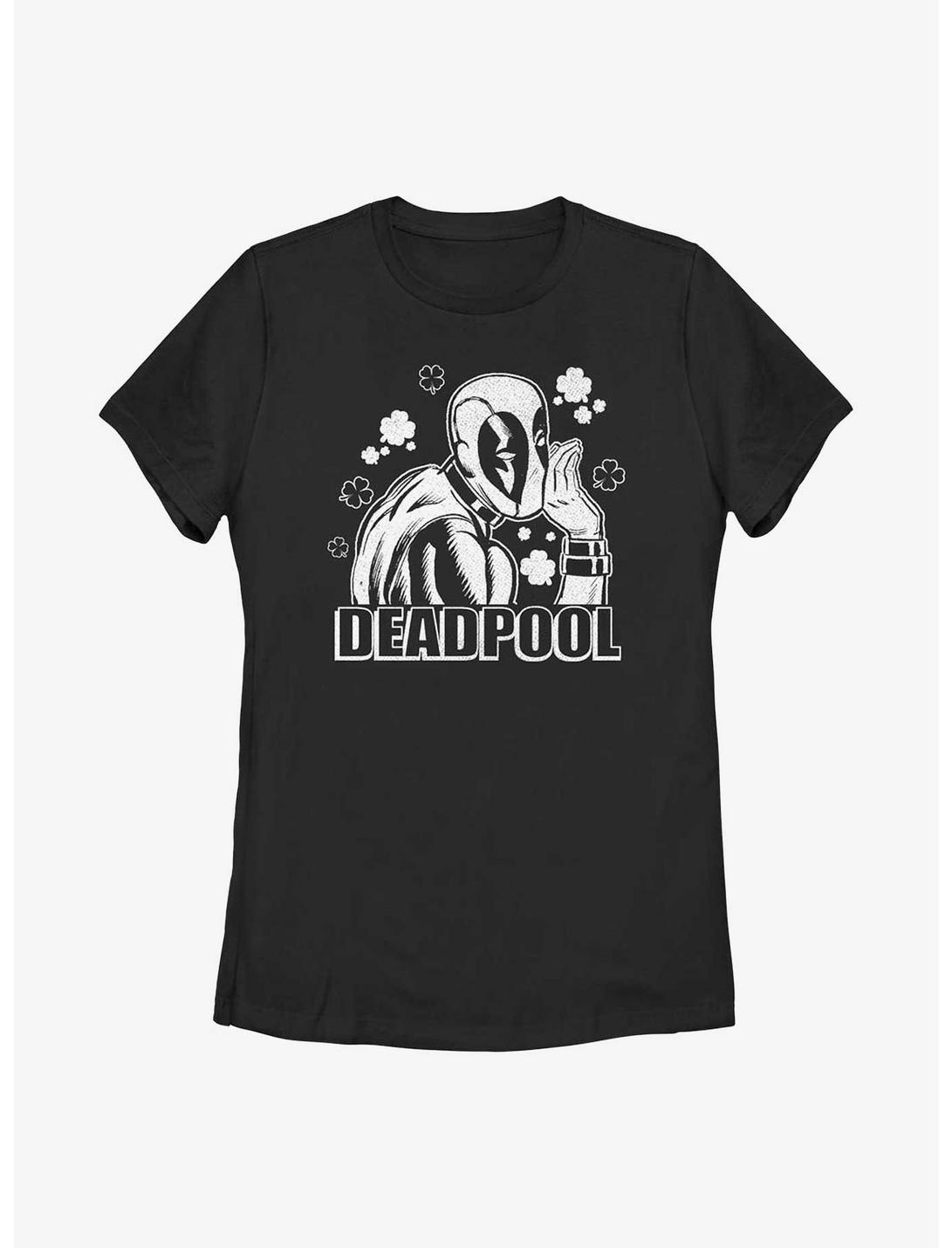 Marvel Deadpool Shamrock Deadpool Womens T-Shirt, BLACK, hi-res