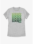 Disney Lilo & Stitch Lucky Stitch Stack Womens T-Shirt, ATH HTR, hi-res