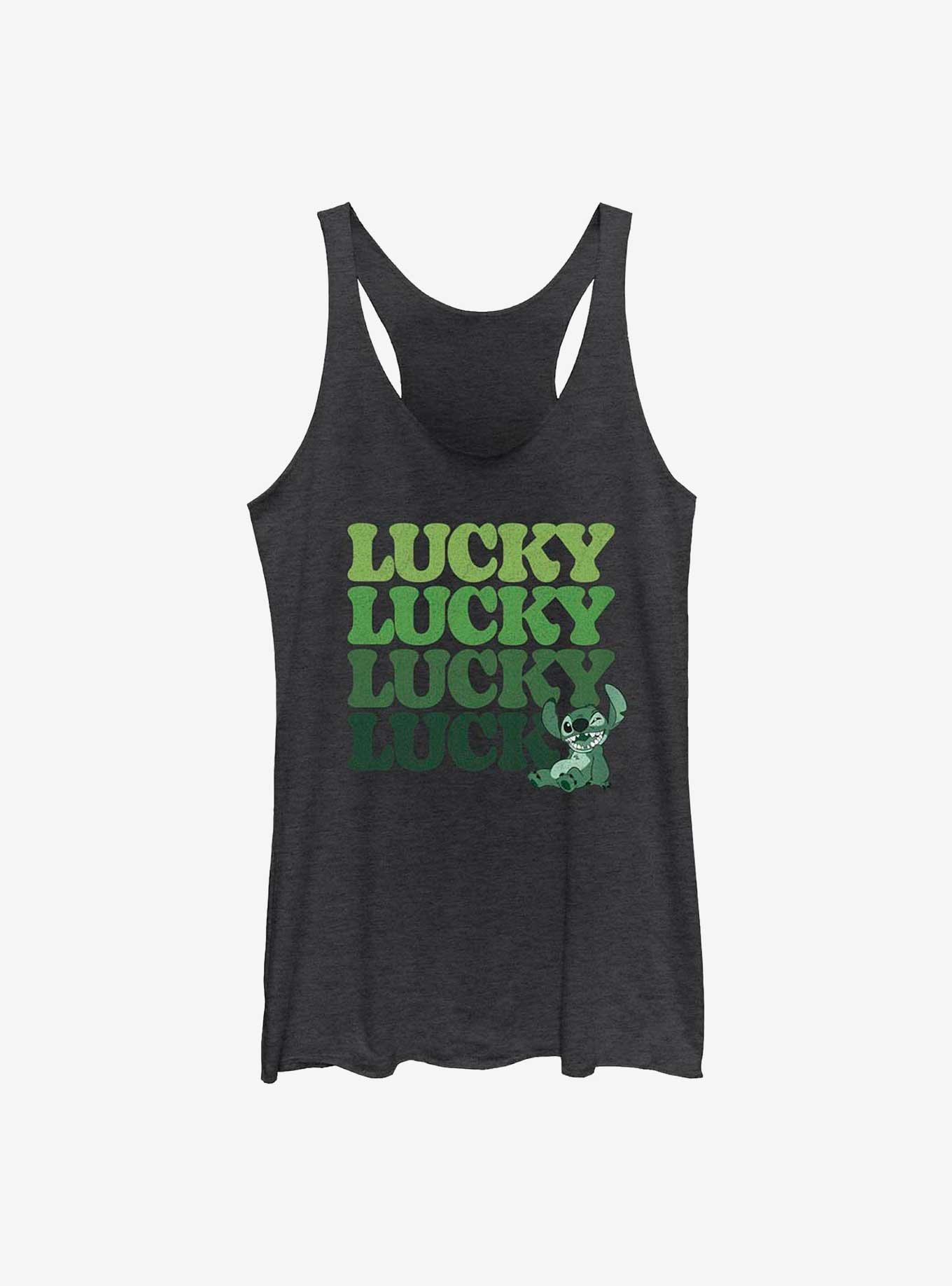 Disney Lilo & Stitch Lucky Stitch Stack Womens Tank Top, , hi-res