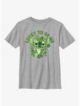 Disney Lilo & Stitch Lucky To Be Me Youth T-Shirt, ATH HTR, hi-res