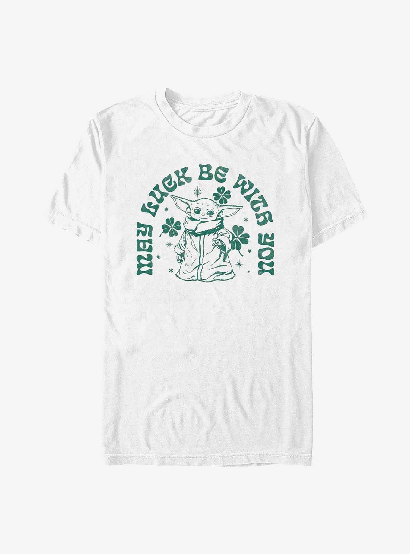 Star Wars The Mandalorian Grogu May Luck Be With You T-Shirt, , hi-res