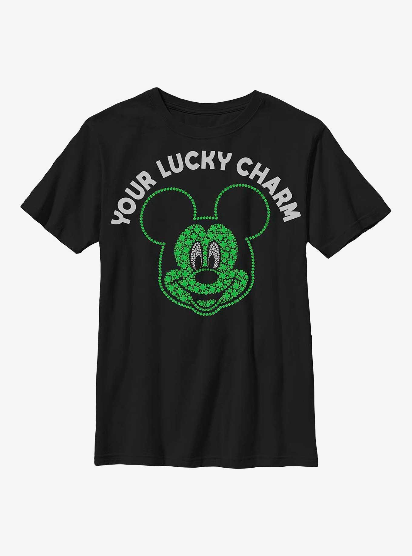 Disney Mickey Mouse Your Lucky Charm Youth T-Shirt, , hi-res