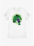 Marvel Shamrock Hulk Womens T-Shirt, WHITE, hi-res