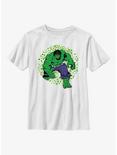 Marvel Shamrock Hulk Youth T-Shirt, WHITE, hi-res