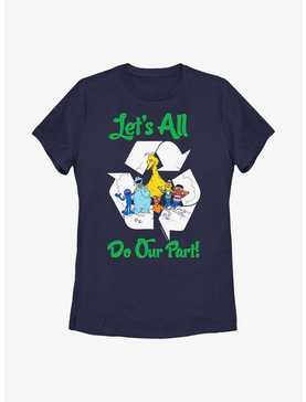 Sesame Street Let's All Do Our Part Womens T-Shirt, , hi-res