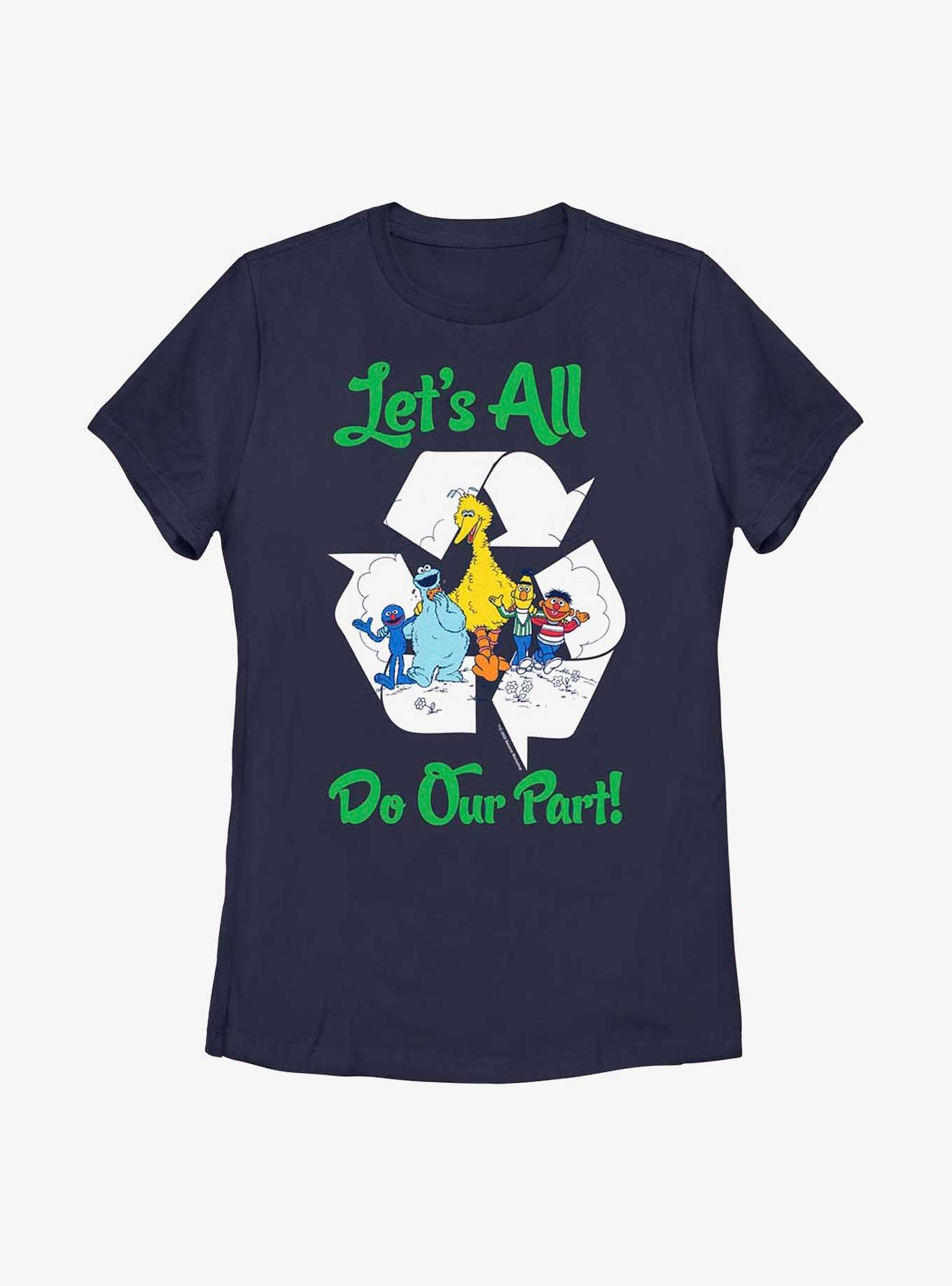 Sesame Street Let's All Do Our Part Womens T-Shirt, , hi-res