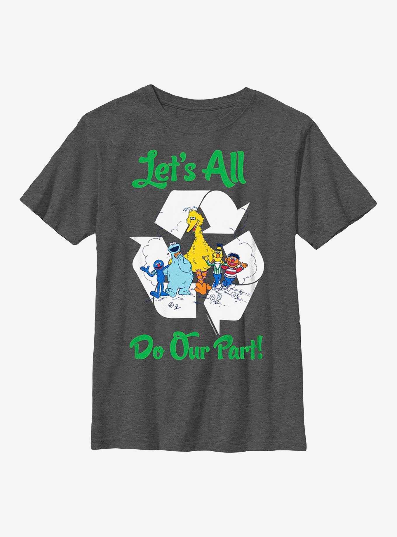 Sesame Street Let's All Do Our Part Youth T-Shirt, , hi-res