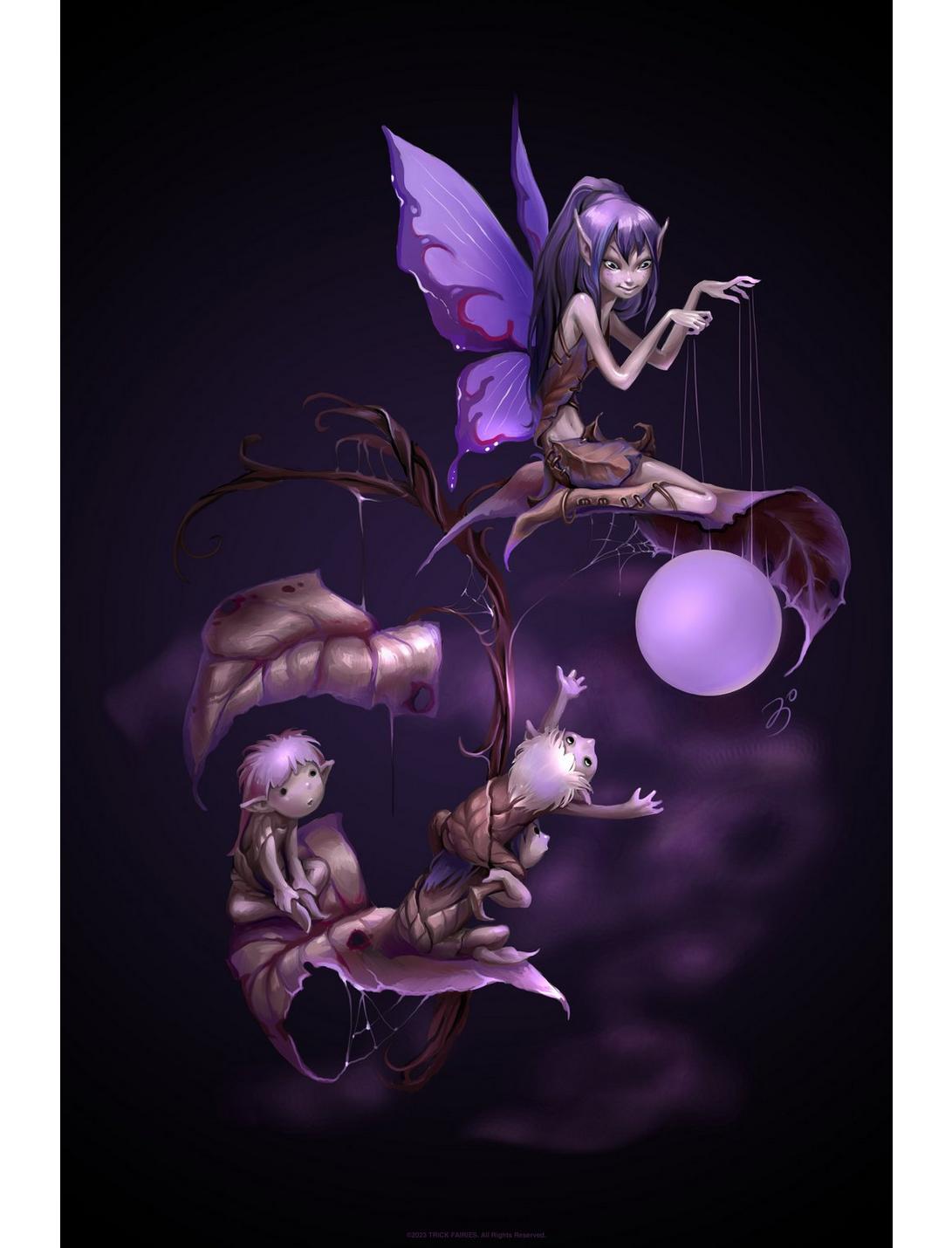 Fairies by Trick Spider Fairy Poster, WHITE, hi-res